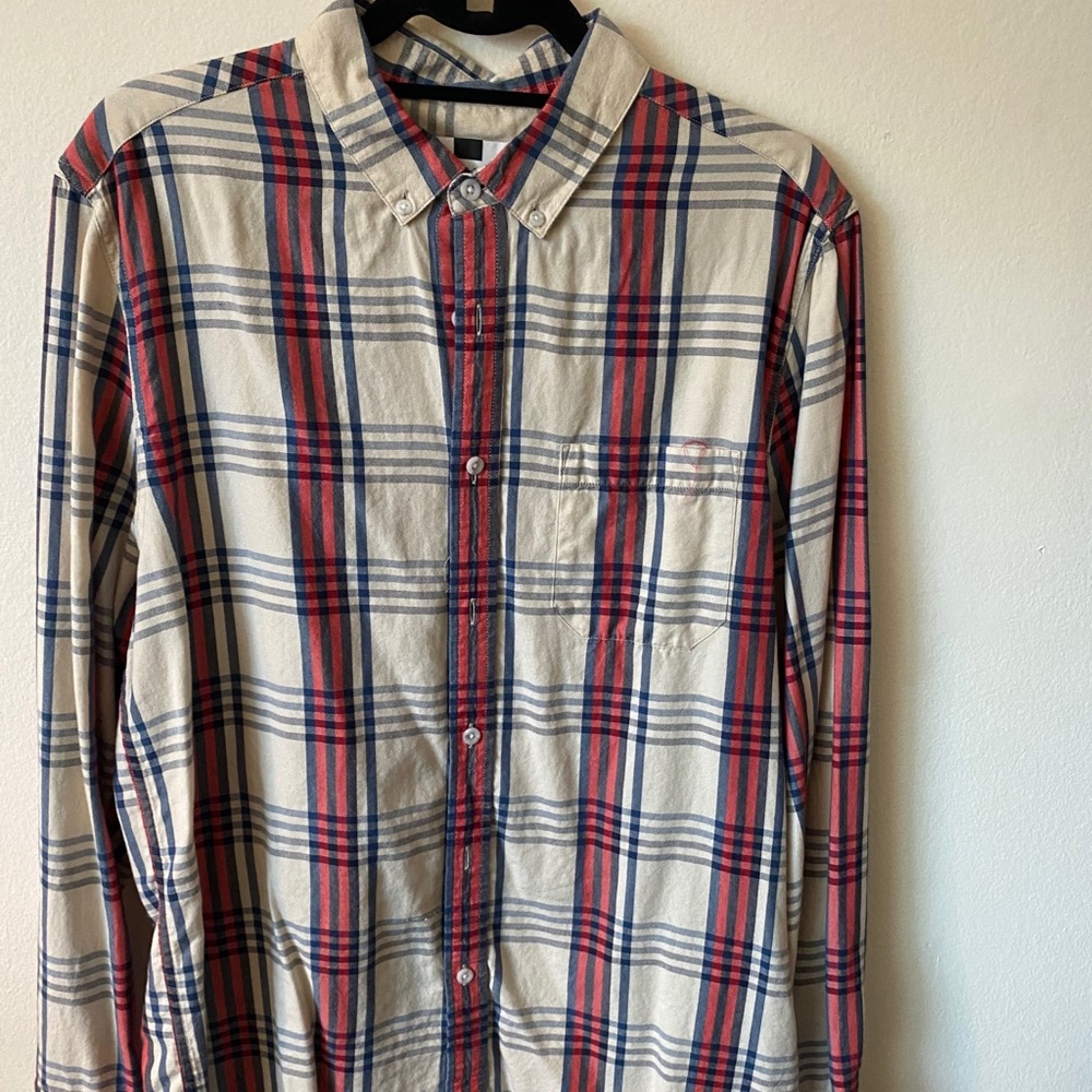 Men’s TOPMAN long sleeve button down, size Large